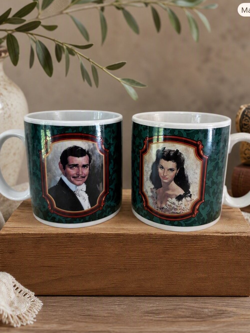 Vintage Gone With The Wind Collectors Mug